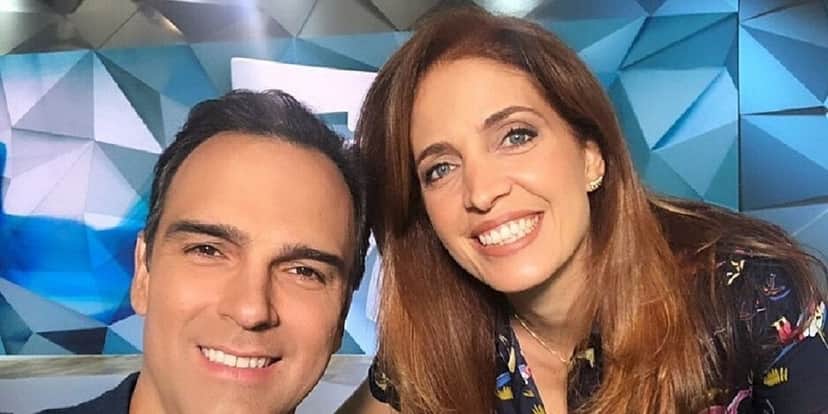 Tadeu Schmidt e Poliana Abritta Tadeu Schmidt e Poliana Abritta