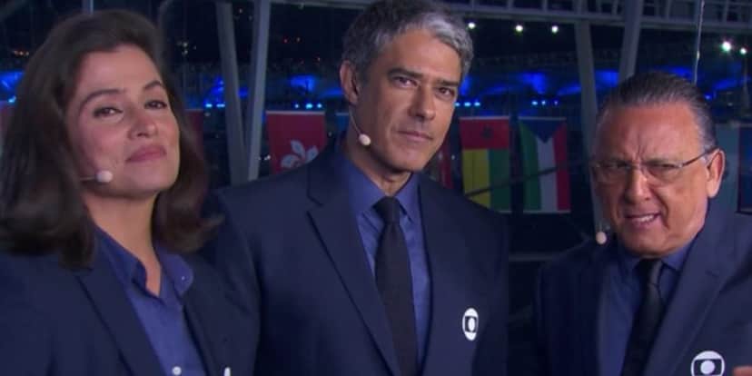 Renata Vasconcellos, William Bonner e Galvão Bueno são os principais nomes do jornalismo televisivo (Foto: Reprodução/TV Globo) Renata Vasconcellos, William Bonner e Galvão Bueno são os principais nomes do jornalismo televisivo (Foto: Reprodução/TV Globo)