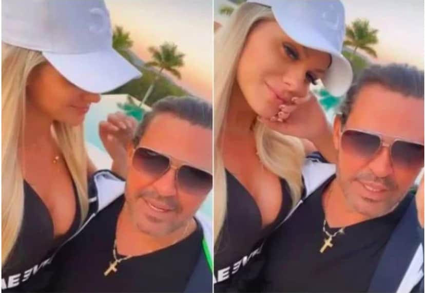 Eduardo Costa e Mariana Polastreli assumem romance - Reprodução Eduardo Costa e Mariana Polastreli assumem romance - Reprodução
