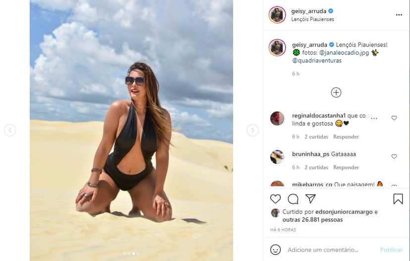 Geisy Arruda para tudo com foto compartilhamento quente (Foto: Reprodução) Geisy Arruda para tudo com foto compartilhamento quente (Foto: Reprodução)