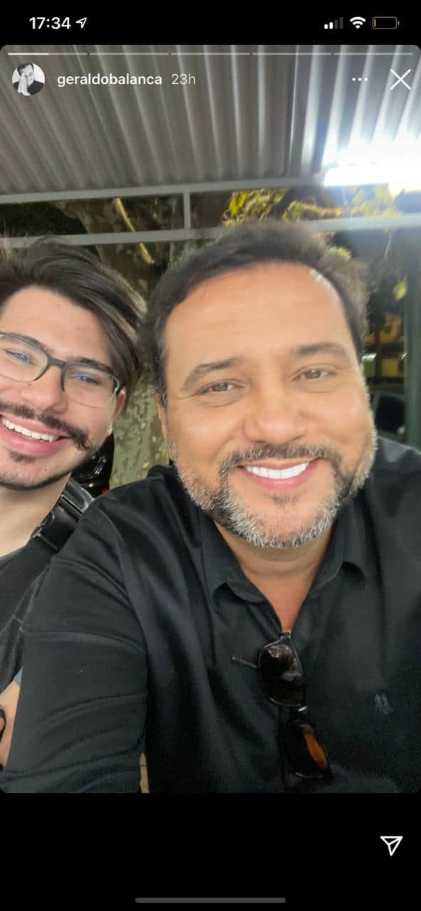 Geraldo Luís usou as redes sociais para expor seu amor pelo seu filho que ele considera um parceiro de vida (Foto: Reprodução) Geraldo Luís usou as redes sociais para expor seu amor pelo seu filho que ele considera um parceiro de vida (Foto: Reprodução)