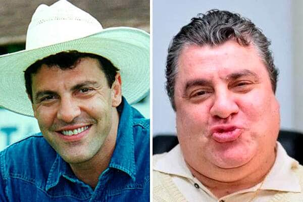 Gerson Brenner antes e depois do assalto - Reprodução Gerson Brenner antes e depois do assalto - Reprodução
