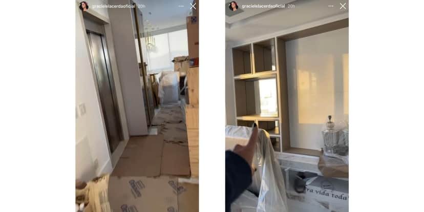 Após separação e apontar que Zezé provocou, Graciele Lacerda sai de casa e expõe novo apartamento: "Difícil" Após separação e apontar que Zezé provocou, Graciele Lacerda sai de casa e expõe novo apartamento: "Difícil"