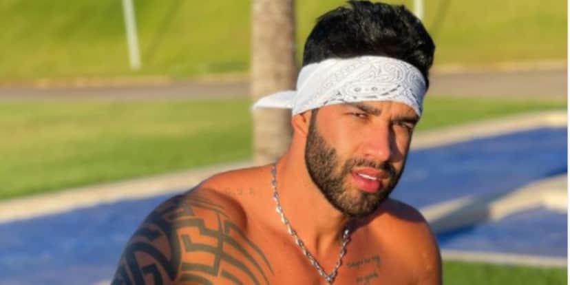 Gusttavo Lima usou as redes sociais para expor sua nova live sem a participação de Leonardo (Foto: Reprodução) Gusttavo Lima usou as redes sociais para expor sua nova live sem a participação de Leonardo (Foto: Reprodução)
