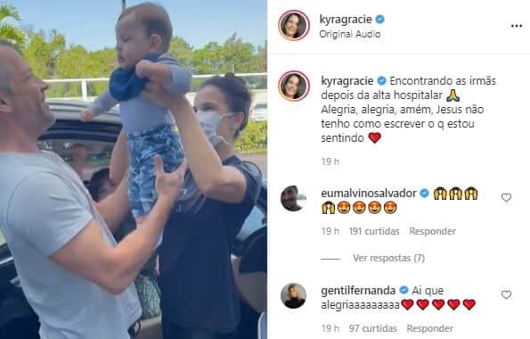 Filho de Malvino Salvador teve alta Filho de Malvino Salvador teve alta