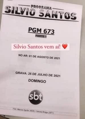 Programa Silvio Santos Programa Silvio Santos