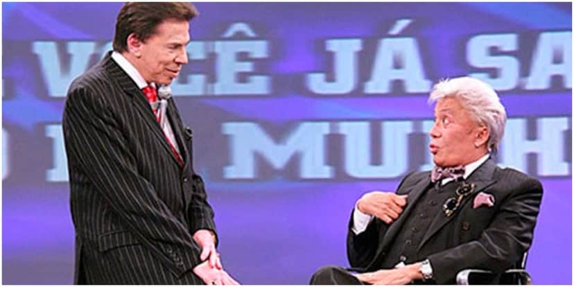 Silvio Santos recebeu Clodovil no SBT - Foto: Reprodução Silvio Santos recebeu Clodovil no SBT - Foto: Reprodução