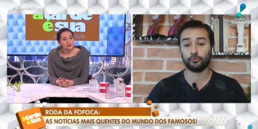 Sonia Abrão e Alessandro Lo-Bianco no programa "A Tarde é Sua" (Foto: Reprodução/RedeTV!) Sonia Abrão e Alessandro Lo-Bianco no programa "A Tarde é Sua" (Foto: Reprodução/RedeTV!)