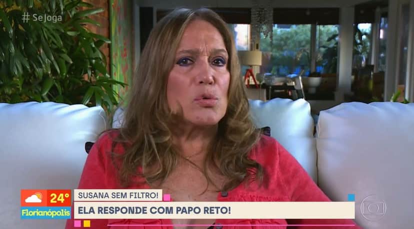 Susana Vieira ganhou quadro no "Se Joga" (Foto: Reprodução/TV Globo) Susana Vieira ganhou quadro no "Se Joga" (Foto: Reprodução/TV Globo)
