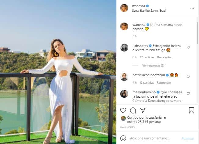 Wanessa Camargo está de férias com o marido, Marcus Buaiz (Foto: Reprodução/Instagram) Wanessa Camargo está de férias com o marido, Marcus Buaiz (Foto: Reprodução/Instagram)