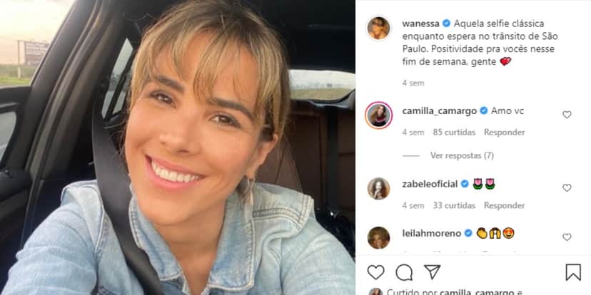 Cantora Wanessa Camargo está diferente após se isolar (Foto: Reprodução) Cantora Wanessa Camargo está diferente após se isolar (Foto: Reprodução)