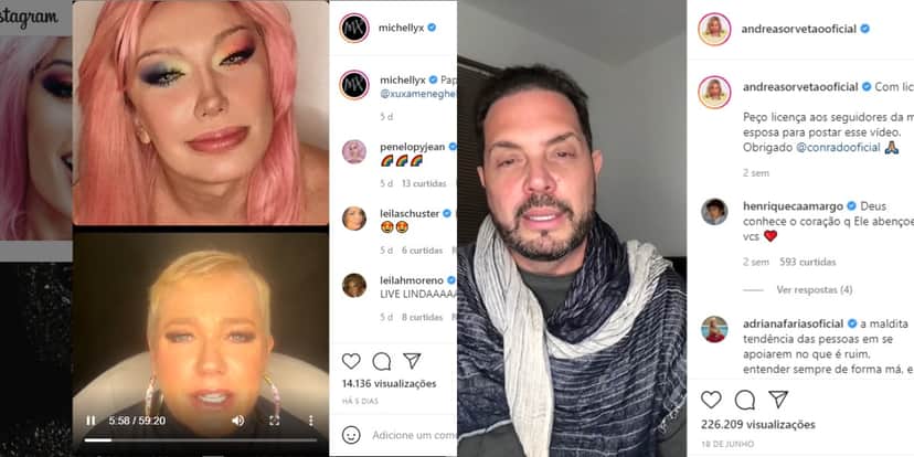 Xuxa rompe com amiga após vídeo polêmico e marido de ex-paquita responde (Foto: Reprodução) Xuxa rompe com amiga após vídeo polêmico e marido de ex-paquita responde (Foto: Reprodução)