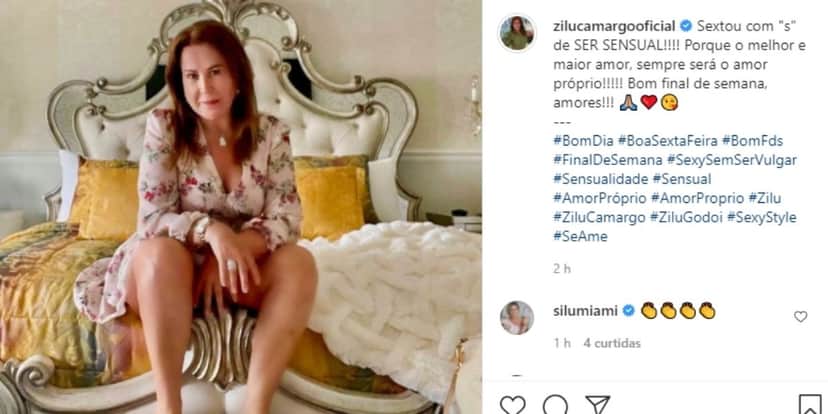 Zilu tem flagra na cama aos 63, arreganha as pernas e escandaliza com parte íntima explodindo pra fora: "Delícia" Zilu tem flagra na cama aos 63, arreganha as pernas e escandaliza com parte íntima explodindo pra fora: "Delícia"