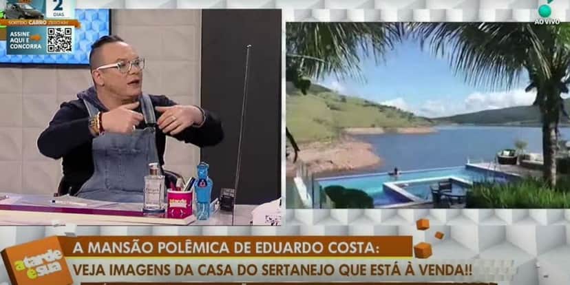 Entramos na mansão de Eduardo Costa que gerou dívida de R$10 milhões e tem até crime envolvido; veja fotos Entramos na mansão de Eduardo Costa que gerou dívida de R$10 milhões e tem até crime envolvido; veja fotos