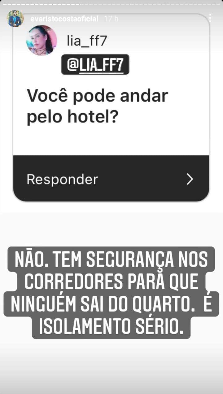 Evaristo Costa ficou preso em hotel, após vir ao Brasil (Foto: Reprodução) Evaristo Costa ficou preso em hotel, após vir ao Brasil (Foto: Reprodução)