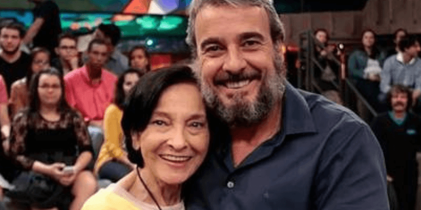 Alexandre Borges e sua mãe (Reprodução) Alexandre Borges e sua mãe (Reprodução)
