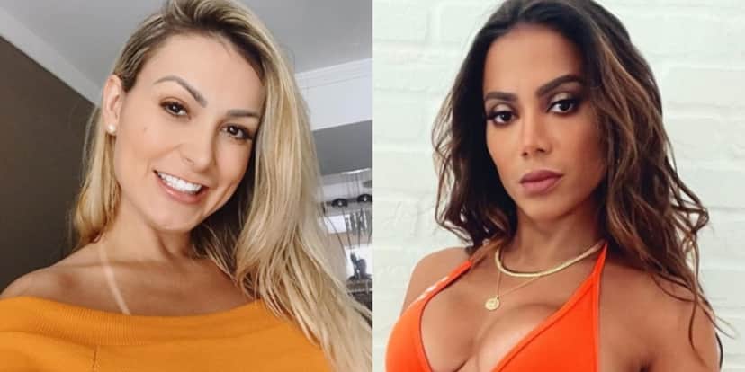 Andressa Urach e Anitta (Foto: Reprodução) Andressa Urach e Anitta (Foto: Reprodução)