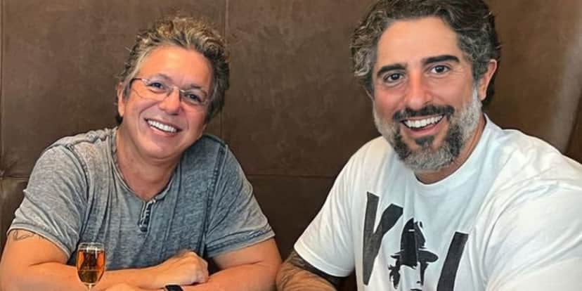 Boninho e Marcos Mion (Reprodução) Boninho e Marcos Mion (Reprodução)