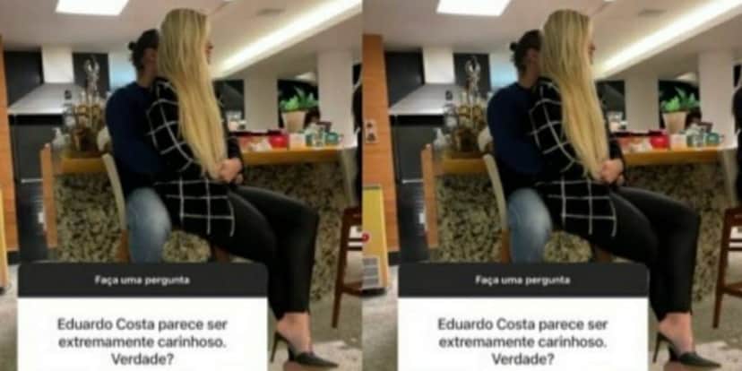 Eduardo Costa assume namoro com influencer (Foto: Reprodução) Eduardo Costa assume namoro com influencer (Foto: Reprodução)
