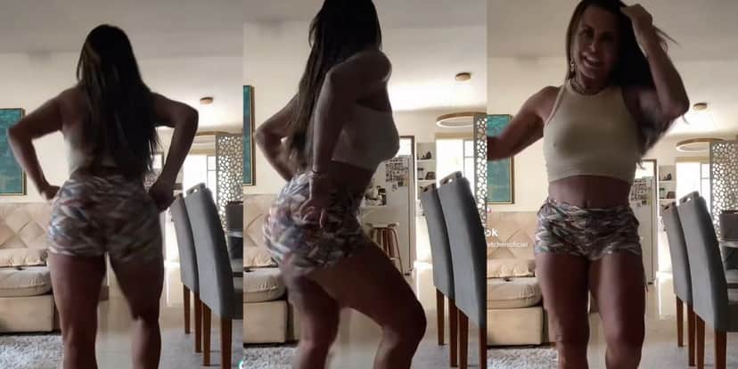 Gretchen mostra novo bumbum em vídeo (Foto: Reprodução) Gretchen mostra novo bumbum em vídeo (Foto: Reprodução)