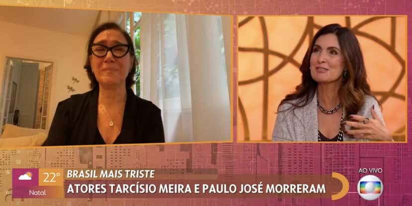 Lília Cabral e Fátima lamentam mortes (Reprodução) Lília Cabral e Fátima lamentam mortes (Reprodução)
