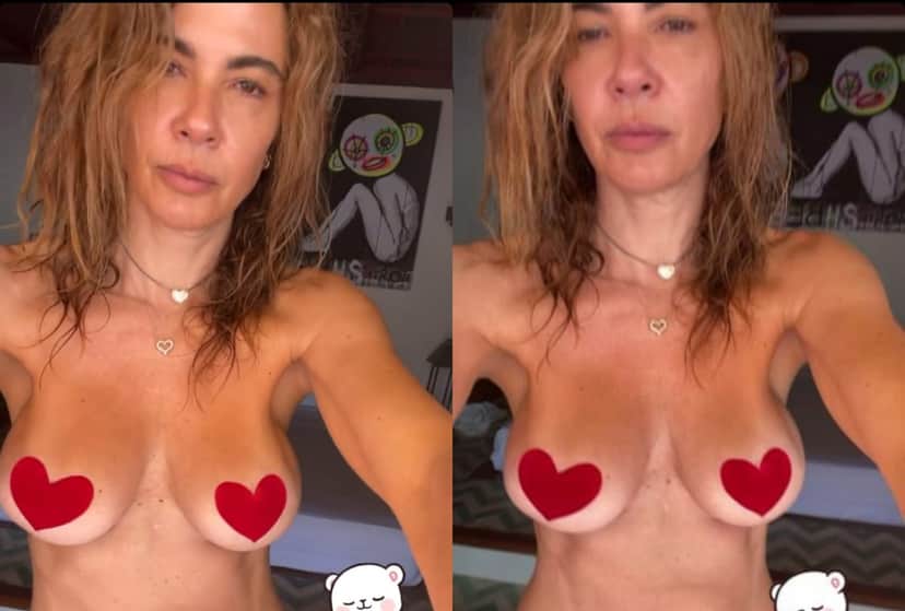 Luciana Gimenez faz topless em Ibiza Luciana Gimenez faz topless em Ibiza