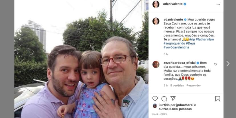 Mariilía Gabriela sofre com perda de ex-marido (Reprodução) Mariilía Gabriela sofre com perda de ex-marido (Reprodução)