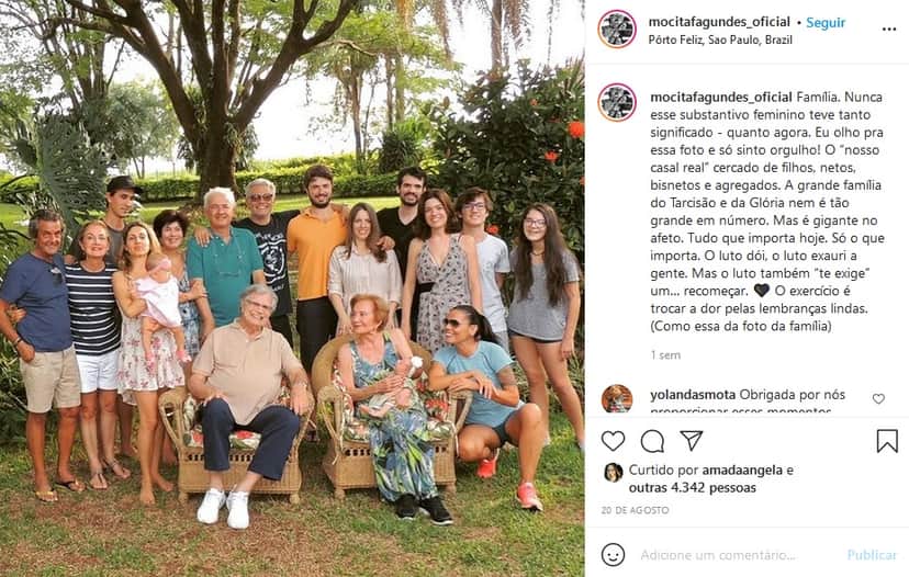 Publicação de Mocita Fagundes (Imagem: Reprodução) Publicação de Mocita Fagundes (Imagem: Reprodução)