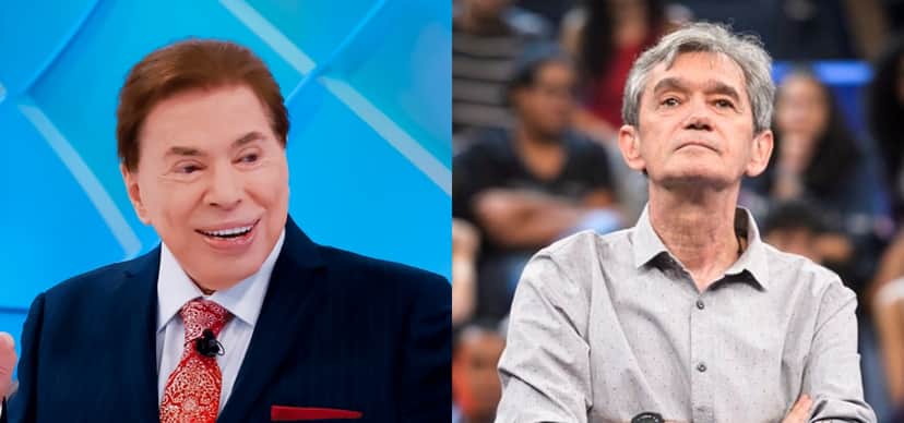 Silvio Santos e Serginho Groismann Silvio Santos e Serginho Groismann