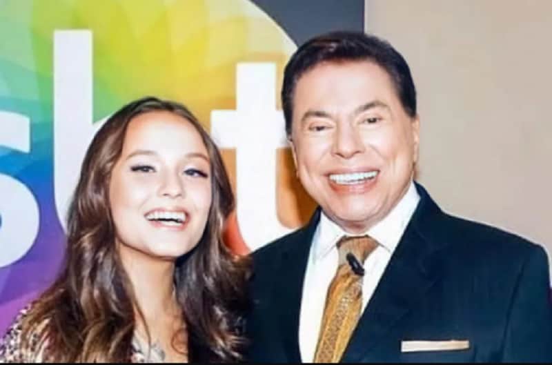 Larissa Manoela e Silvio Santos Larissa Manoela e Silvio Santos