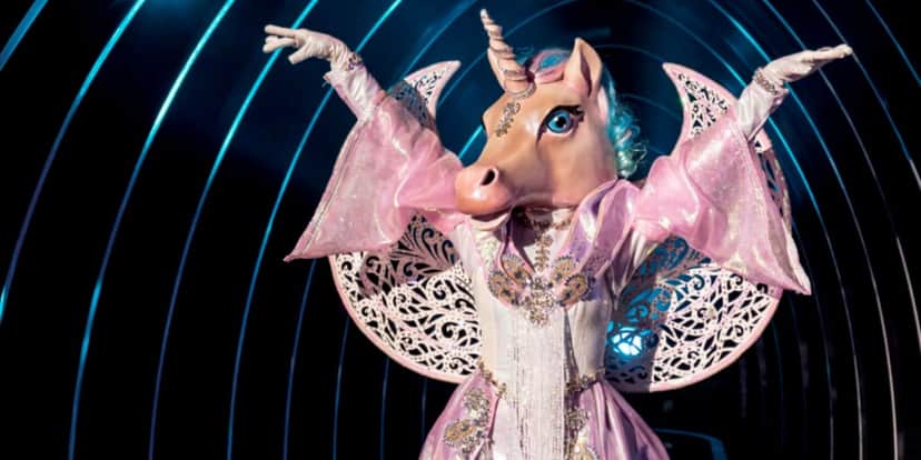 Unicórnio de Priscilla Alcântara foi o vencedor do The Masked Singer (Foto: Reprodução) Unicórnio de Priscilla Alcântara foi o vencedor do The Masked Singer (Foto: Reprodução)