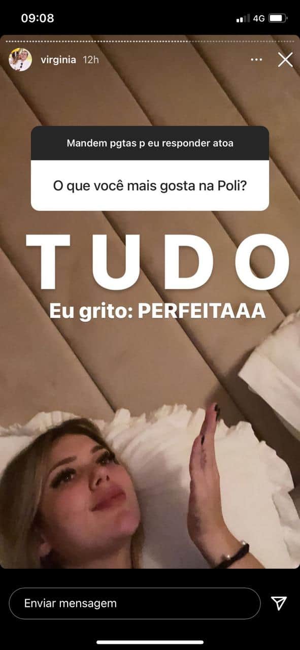 De acordo com Virgínia Fonseca o relacionamento com a sogra é ótimo (Reprodução) De acordo com Virgínia Fonseca o relacionamento com a sogra é ótimo (Reprodução)