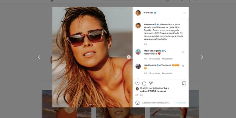 Wanessa expõe a verdade por trás de ensaio fotográfico (Reprodução) Wanessa expõe a verdade por trás de ensaio fotográfico (Reprodução)