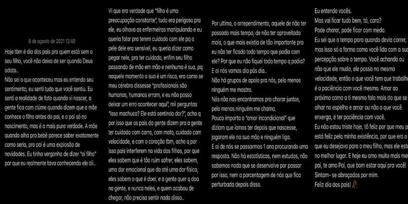Dia dos Pais: Whindersson Nunes revive luto em texto arrebatador (Foto: Reprodução) Dia dos Pais: Whindersson Nunes revive luto em texto arrebatador (Foto: Reprodução)