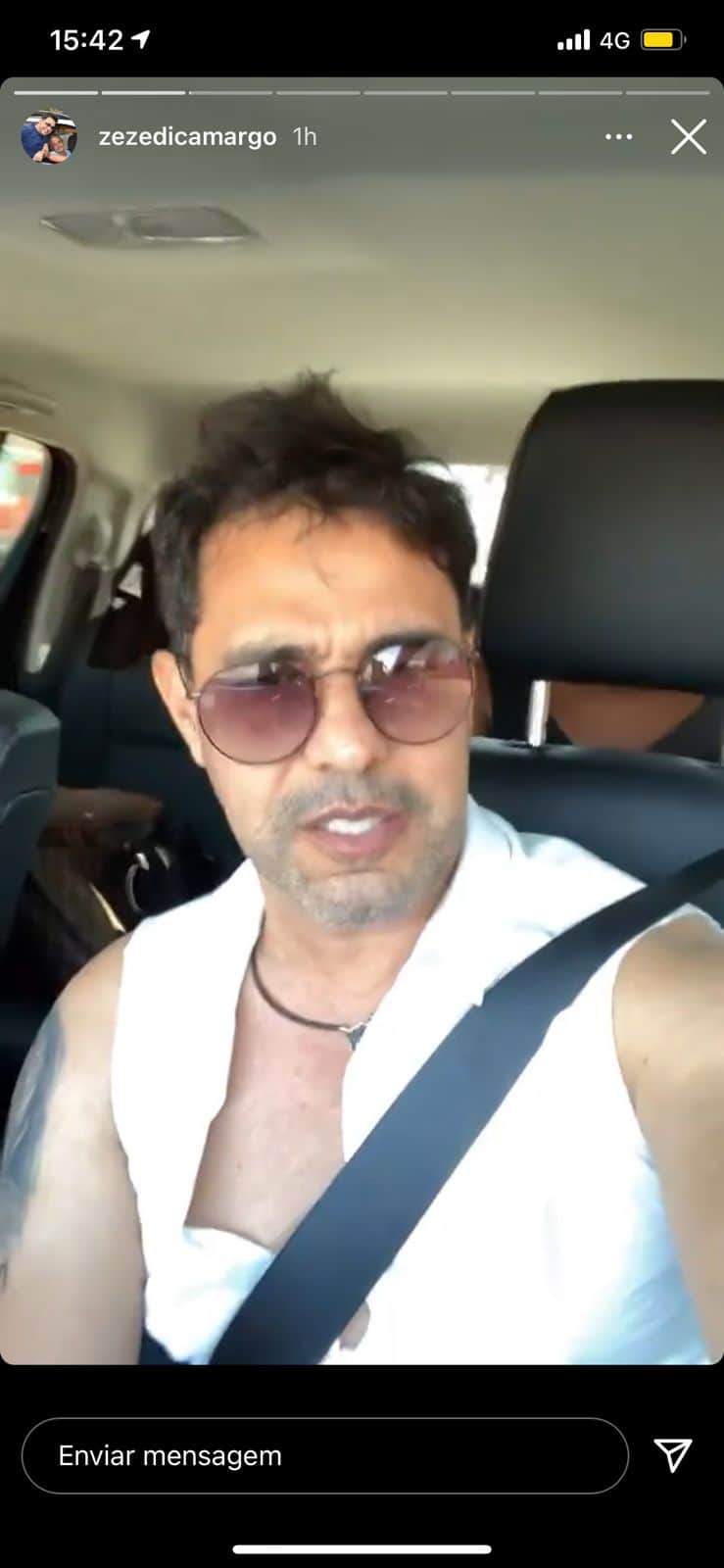 Zezé expõe sucesso em carreira solo (reprodução) Zezé expõe sucesso em carreira solo (reprodução)