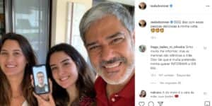 Após separação, filha de William Bonner expõe lado oculto do pai e detona: "Queria que todos pudessem conhecer" Após separação, filha de William Bonner expõe lado oculto do pai e detona: "Queria que todos pudessem conhecer"