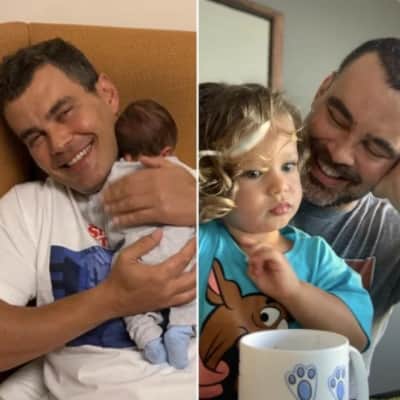 Carmo Dalla Vecchia e o filho Pedro - Reprodução Carmo Dalla Vecchia e o filho Pedro - Reprodução