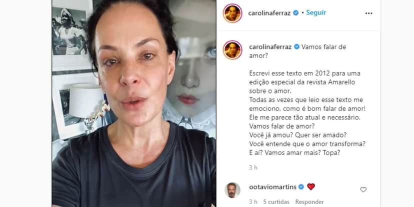 "Obsessão", Carolina Ferraz perde o chão, vai aos prantos e explode após anúncio de demissão: "Ficou marcado" "Obsessão", Carolina Ferraz perde o chão, vai aos prantos e explode após anúncio de demissão: "Ficou marcado"