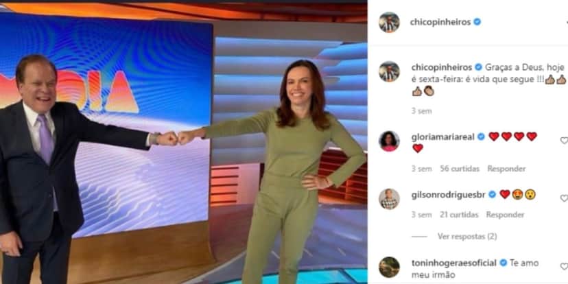 Chico Pinheiro vê ódio por Ana Paula Araújo ser exposto, quebra silêncio e detona recado: "Vida que segue" Chico Pinheiro vê ódio por Ana Paula Araújo ser exposto, quebra silêncio e detona recado: "Vida que segue"