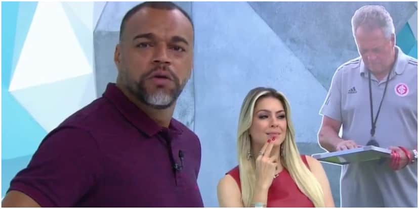 "Esse desejo", Renata Fan escandaliza, expõe intimidade com Denílson ao vivo no Jogo Aberto e assume: "Sonhando" "Esse desejo", Renata Fan escandaliza, expõe intimidade com Denílson ao vivo no Jogo Aberto e assume: "Sonhando"