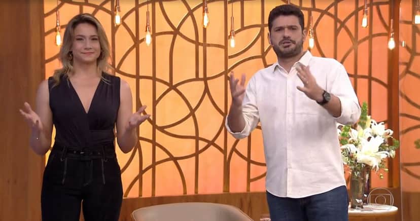 Fernanda Gentil e André Curvello deram notícia sobre Fátima Bernardes (Foto: Reprodução/Instagram) Fernanda Gentil e André Curvello deram notícia sobre Fátima Bernardes (Foto: Reprodução/Instagram)