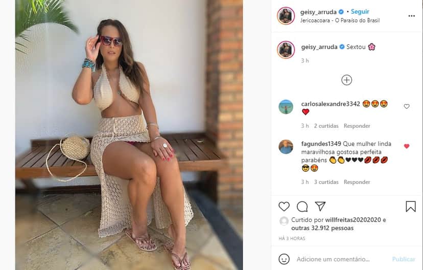 Geisy Arruda sensualiza em fotão e deixa calcinha escapar (Foto: Reprodução) Geisy Arruda sensualiza em fotão e deixa calcinha escapar (Foto: Reprodução)