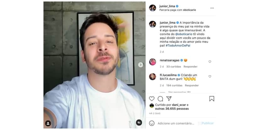 junior manda recado para Xororó (Reprodução) junior manda recado para Xororó (Reprodução)