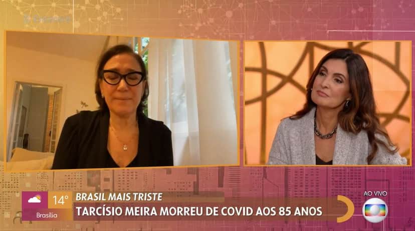 Lilia Cabral e Fátima Bernardes levantaram a audiência ao compartilharem emoção (Foto: Reprodução/TV Globo) Lilia Cabral e Fátima Bernardes levantaram a audiência ao compartilharem emoção (Foto: Reprodução/TV Globo)