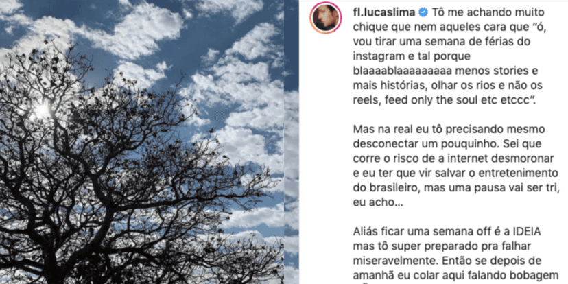 Marido de Sandy, Lucas Lima, confirma que vai se desligar (Foto reprodução) Marido de Sandy, Lucas Lima, confirma que vai se desligar (Foto reprodução)