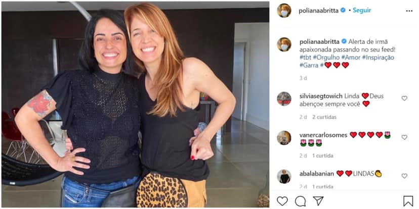 Poliana Abritta surpreendeu no Instagram - Foto: Reprodução Poliana Abritta surpreendeu no Instagram - Foto: Reprodução