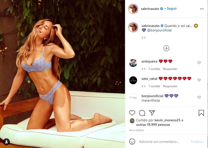 Sabrina Sato rouba à cena e escandaliza em foto sensual (Foto: Reprodução) Sabrina Sato rouba à cena e escandaliza em foto sensual (Foto: Reprodução)
