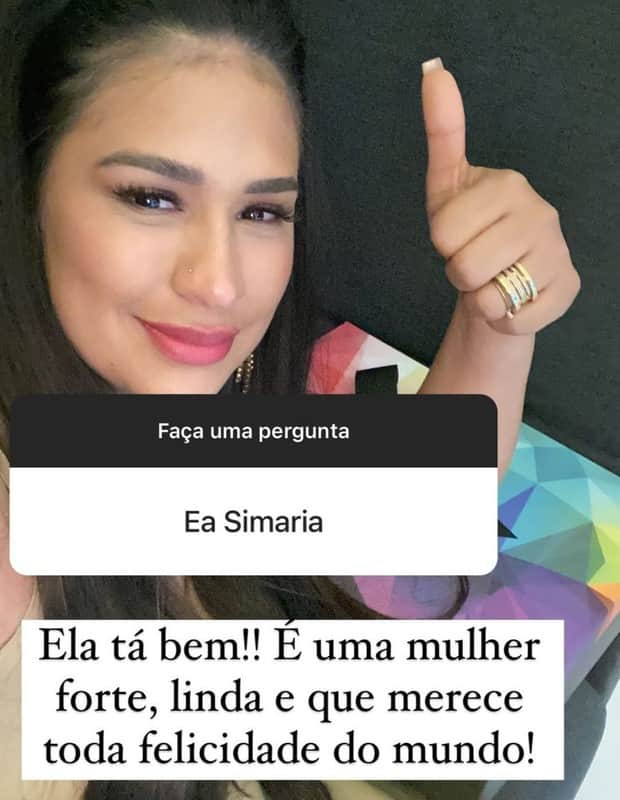 Simone diz como Simaria está após separação (Foto: Reprodução) Simone diz como Simaria está após separação (Foto: Reprodução)
