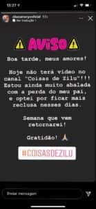 Perda irreparável de Zilu destrói, gera tristeza e comunicado é feito no perfil dela: "Muito abalada" Perda irreparável de Zilu destrói, gera tristeza e comunicado é feito no perfil dela: "Muito abalada"