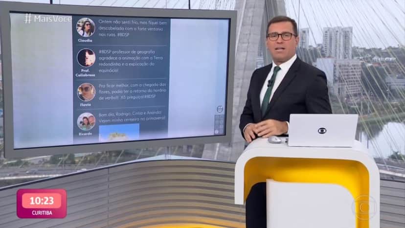 Bocardi surge em bastidores e denuncia o que Ana Maria fez: "Cuidado" Bocardi surge em bastidores e denuncia o que Ana Maria fez: "Cuidado"
